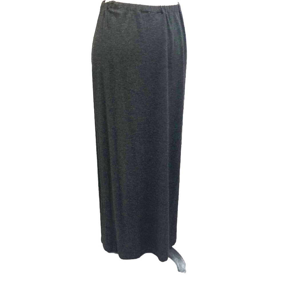 LAUREN RALPH LAUREN DARK GRAY LONG STRAIGHT SKIRT